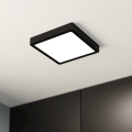 Eglo - LED-Deckenleuchte fürs Badezimmer LED/17W/230V IP44 schwarz
