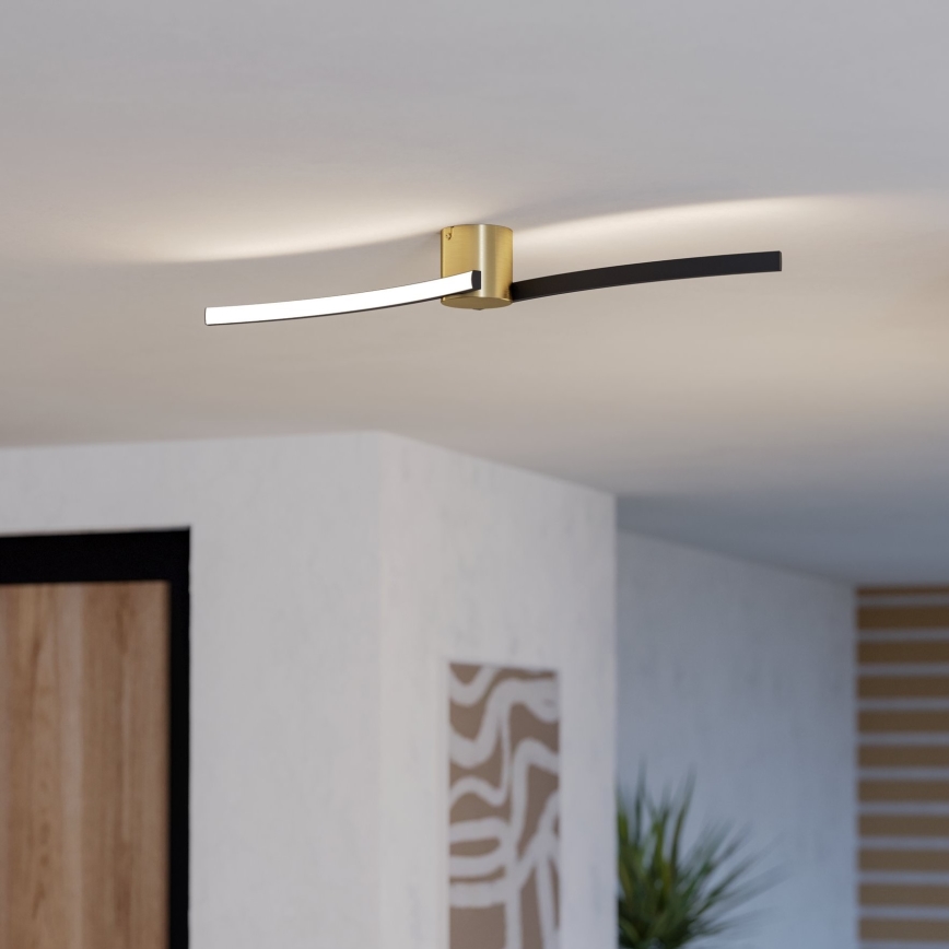 Eglo - LED-Deckenleuchte LED/12W/230V 4000K schwarz