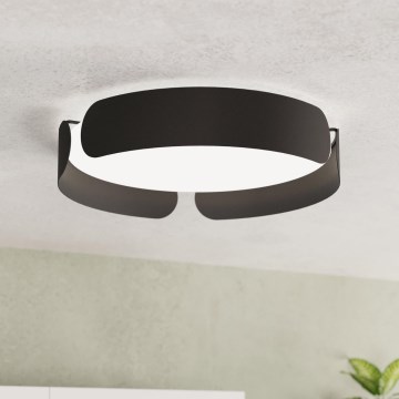Eglo - LED-Deckenleuchte LED/20W/230V Ø 37 cm schwarz
