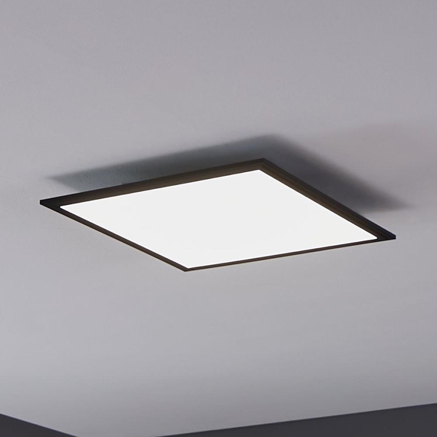 Eglo - LED-Deckenleuchte LED/21,5W/230V 45x45 cm schwarz