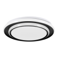 Eglo - LED-Deckenleuchte LED/24W/230V 2700/4000/6500K Ø 40 cm schwarz