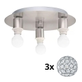 Eglo - LED Deckenleuchte MY CHOICE 3xE14/4W/230V mattchrom