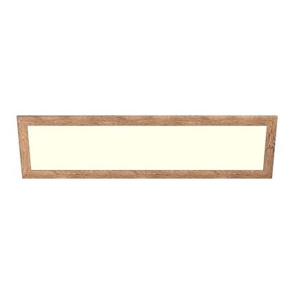 Eglo - LED Deckenleuchte SALOBRENA-RW WOOD LED/34W/230V 2700/4000K 124x34 cm braun