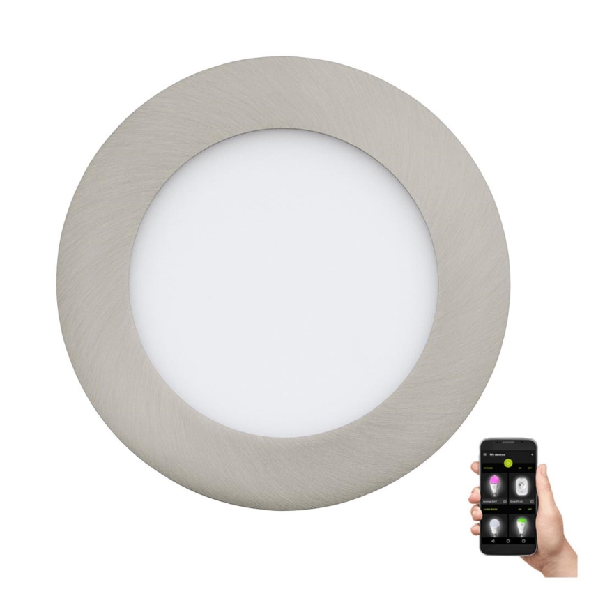 Eglo - LED-dimmbare Badezimmer-Einbauleuchte LED/5,4 W/230 V IP44 ZigBee Ø 12 cm