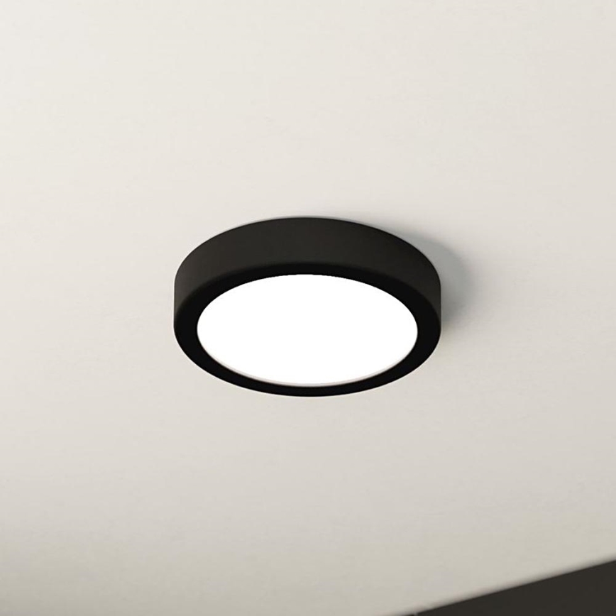 Eglo - LED dimmbare Deckenleuchte LED/11W/230V schwarz