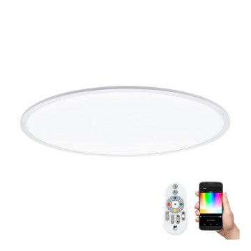 Eglo - LED Dimmbare Deckenleuchte RGB SARSINA-C LED/45W/230V + Fernbedienung