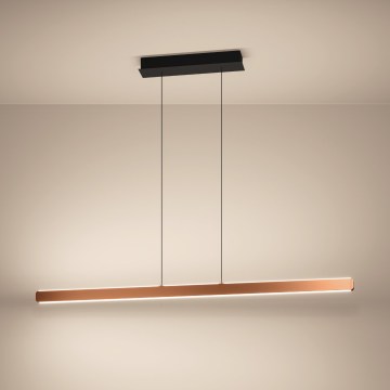 Eglo - LED-dimmbare Hängeleuchte an Seil LED/30W/230V 2200-6500K goldfarben + Fernbedienung