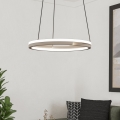Eglo - LED dimmbare Pendelleuchte an Kabel 2xLED/20W/230V 2700-6500K Durchmesser 48 cm beige + Fernbedienung