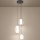 Eglo - LED-dimmbare Pendelleuchte an Stahlseil LED/7W/230V + 2xLED/5,5W + 3xLED/1,6W 2200-6500K schwarz/chrom