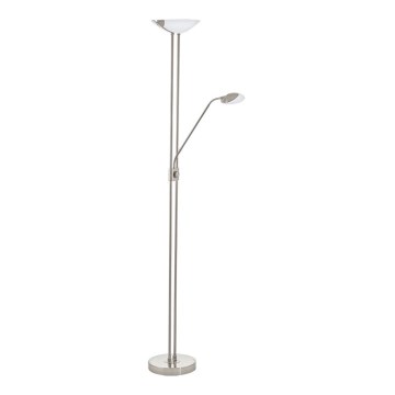 Eglo - LED dimmbare Stehleuchte LED/20W + LED/2,5W mattchrom