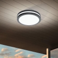 Eglo - LED dimmbares Badezimmer-Deckenleuchte LOCANA-C LED/14W/230V Bluetooth IP44 Anthrazit