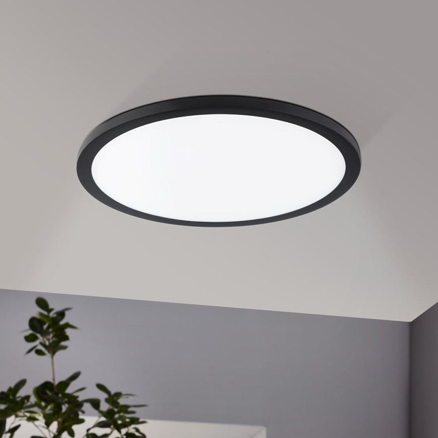 Eglo - LED-Einbauleuchte 22 W/230 V 3000 K schwarz Ø 22,5 cm
