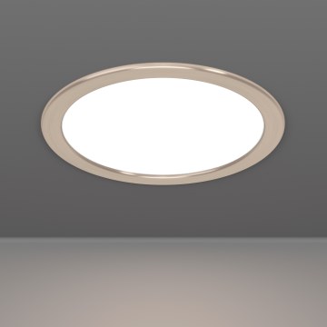 Eglo - LED-Einbauleuchte LED/18,5W/230V 2700/4000/6500K Ø 21,6 cm mattchrom