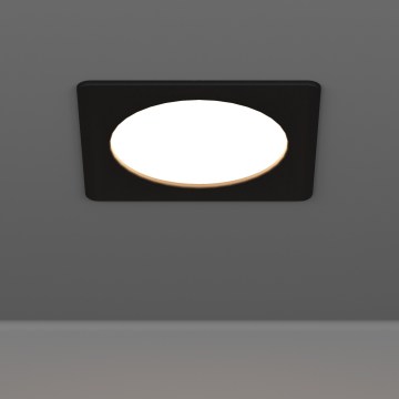 Eglo - LED Einbauleuchte LED/6,3W/230V 2700/4000/6500K 11,9x11,9 cm schwarz