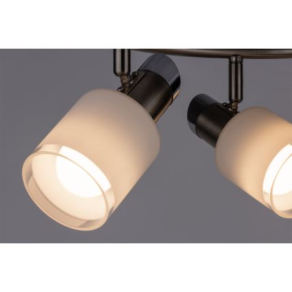 Eglo - LED Einbauleuchte MY CHOICE 3xE14/4W/230V mattchrom/weiß