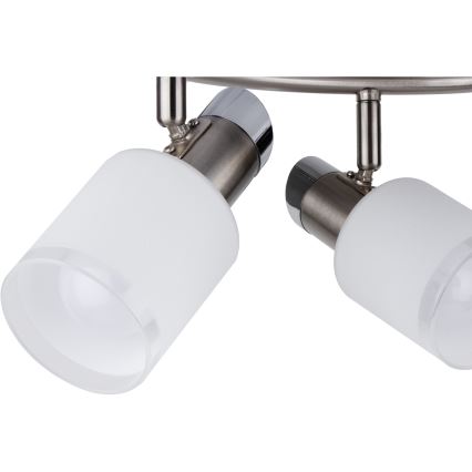 Eglo - LED Einbauleuchte MY CHOICE 3xE14/4W/230V mattchrom/weiß