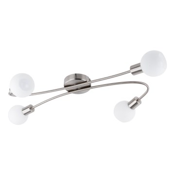 Eglo - LED Einbauleuchte MY CHOICE 4xE14/4W/230V mattchrom/weiß