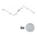 Eglo - LED Einbauleuchte MY CHOICE 6xE14/4W/230V mattchrom