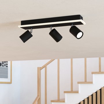 Eglo - LED-Einbaustrahler 20W/230V schwarz