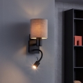 Eglo - LED Flexibles Leuchtmittel 1xE27/40W/230V + LED/3,8W Braun
