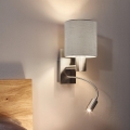 Eglo - LED Flexibles Leuchtmittel 1xE27/40W+LED/3,8W Taupe