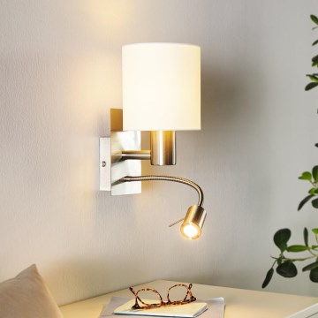 Eglo - LED Flexibles Leuchtmittel 1xE27/40W+LED/3,8W Weiß