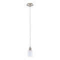 Eglo - LED Hängeleuchte an Kabel MY CHOICE 1xE14/4W/230V mattchrom/weiß