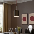 Eglo - LED Hängeleuchte an Kabel TUNJA 1xE27/60W/230V braun