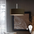 Eglo - LED Hängeleuchte an Kabel TUNJA 1xE27/60W/230V braun