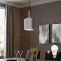 Eglo - LED Hängeleuchte an Kabel TUNJA 1xE27/60W/230V grau