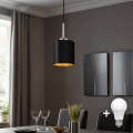 Eglo - LED Hängeleuchte an Kabel TUNJA 1xE27/60W/230V schwarz