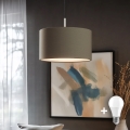 Eglo - LED Hängeleuchte an Kabel TUNJA 1xE27/60W/230V Taupe