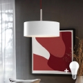 Eglo - LED Hängeleuchte an Kabel TUNJA 1xE27/60W/230V weiß