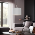 Eglo - LED Hängeleuchte an Kabel TUNJA 1xE27/60W/230V weiß