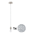 Eglo - LED Hängeleuchte an Seil MY CHOICE 1xE14/4W/230V mattchrom