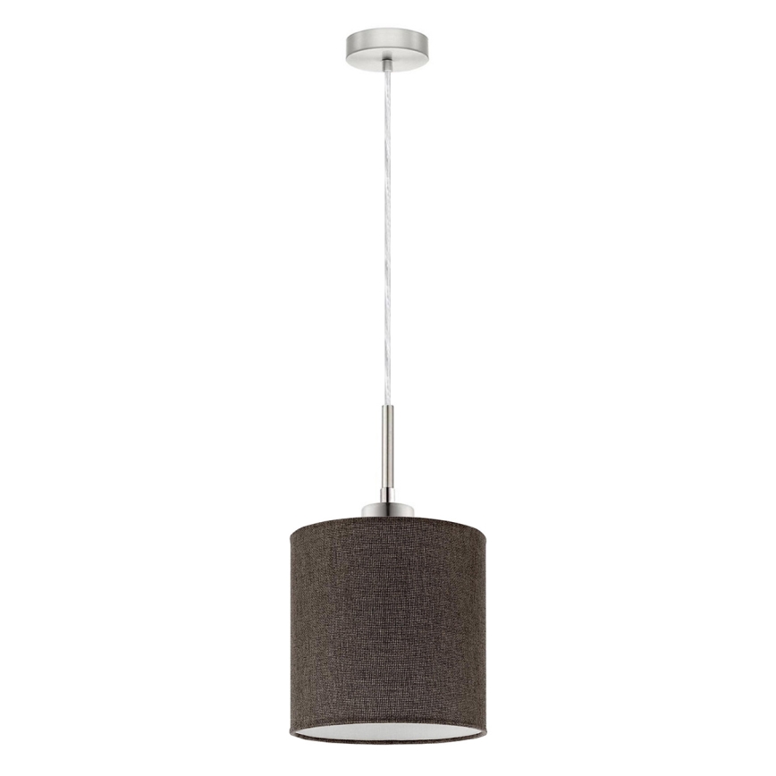 Eglo - LED-Hängeleuchte TUNJA 1xE27/60W/230V braun