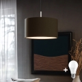 Eglo - LED-Hängeleuchte TUNJA 1xE27/60W/230V braun
