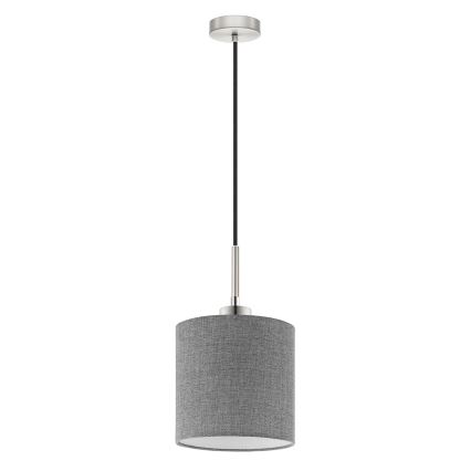 Eglo - LED Hängeleuchte an Kabel TUNJA 1xE27/60W/230V grau