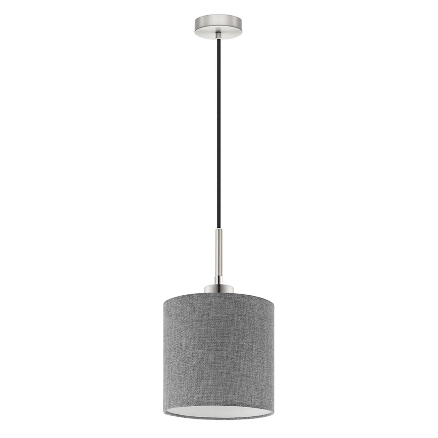 Eglo - LED Hängeleuchte an Kabel TUNJA 1xE27/60W/230V grau
