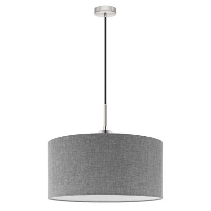 Eglo - LED Hängeleuchte an Kabel TUNJA 1xE27/60W/230V grau