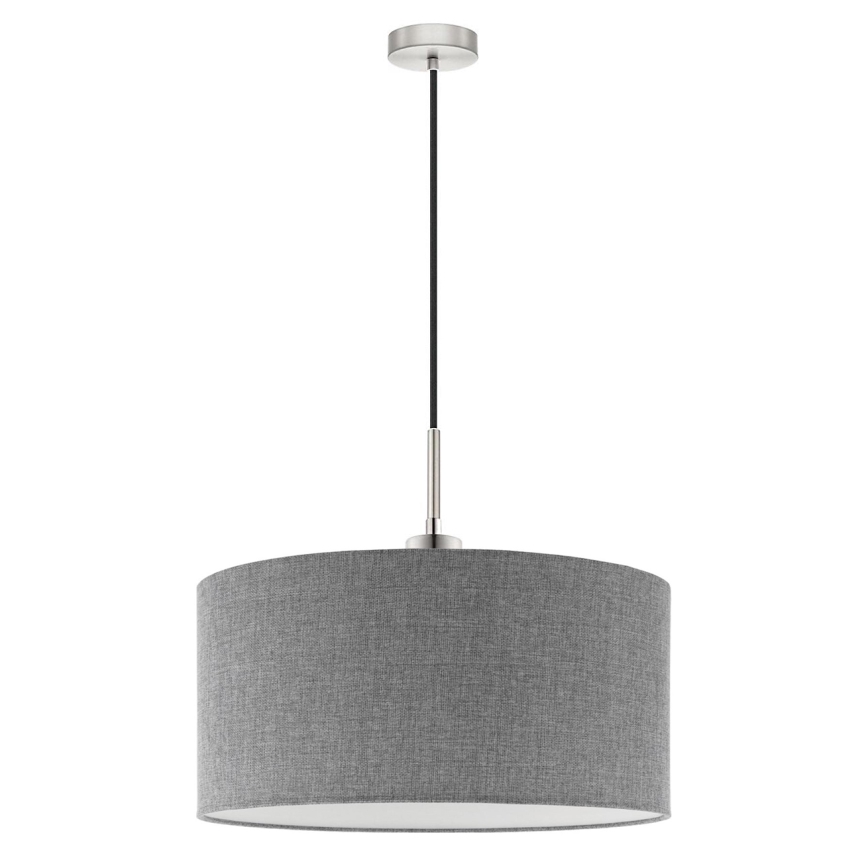 Eglo - LED Hängeleuchte an Kabel TUNJA 1xE27/60W/230V grau