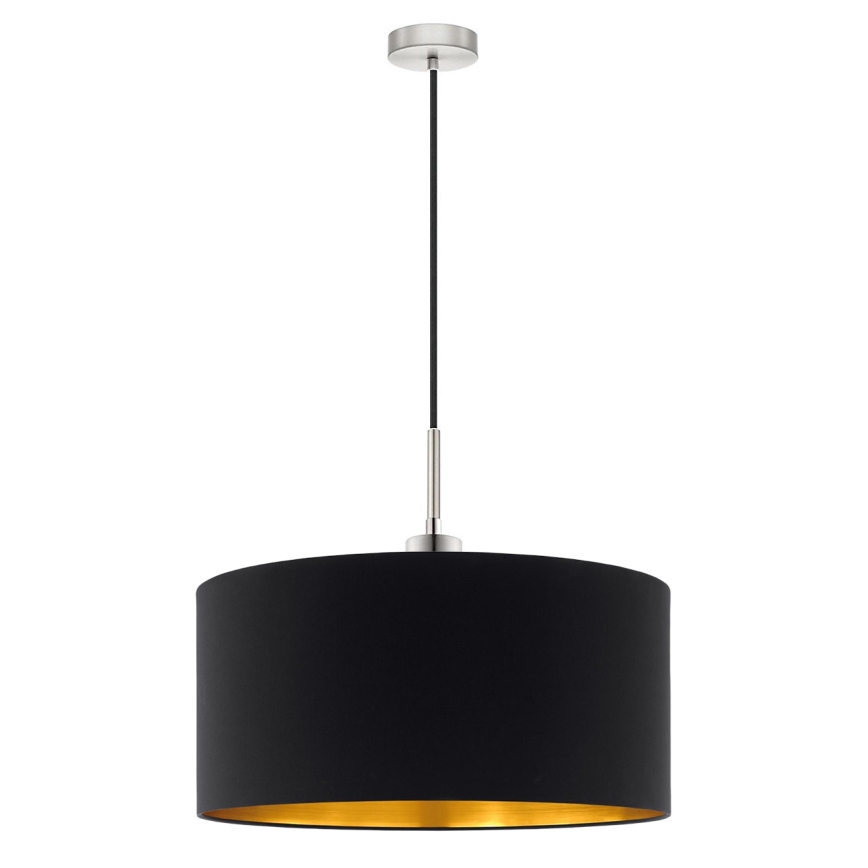 Eglo - LED-Hängeleuchte TUNJA 1xE27/60W/230V schwarz