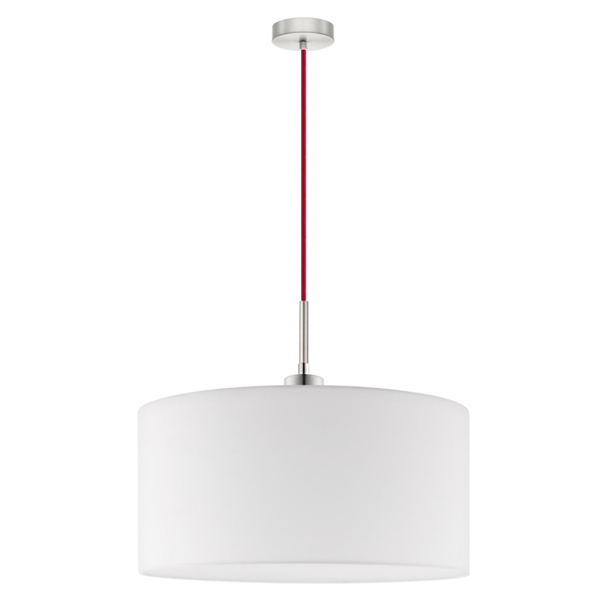 Eglo - LED-Hängeleuchte TUNJA 1xE27/60W/230V weiß