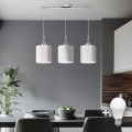 Eglo - LED-Hängeleuchte TUNJA 3xE27/60W/230V weiß