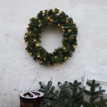 Eglo - LED-Outdoor-Weihnachtskranz 50xLED/0,064W/3/230V IP44