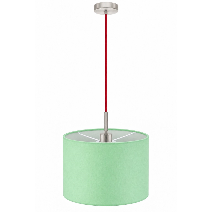 Eglo - LED-Pendelleuchte an Kabel TUNJA 1xE27/60W/230V Ø 20 cm grün/rot