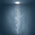 Eglo - LED-Pendelleuchte an Seil 40xLED/2,1W/230V 2200/3000/4000K glänzender Chrom