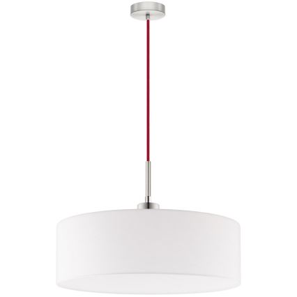 Eglo - LED-Pendelleuchte mit Kabel TUNJA 1xE27/60W/230V weiß