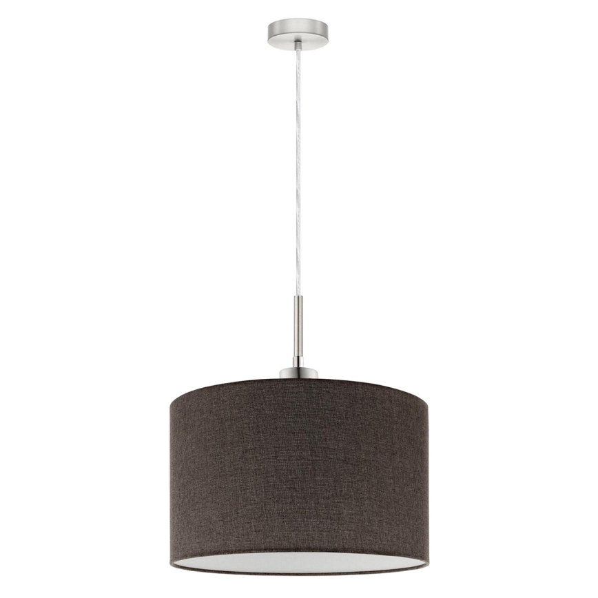 Eglo - LED-Pendelleuchte TUNJA an Kabel 1xE27/60W/230V braun