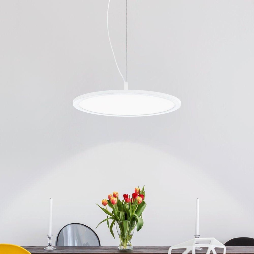 Eglo - LED RGB dimmbare Hängeleuchte an Seil CERIGNOLA-C LED/21W/230V + Fernbedienung